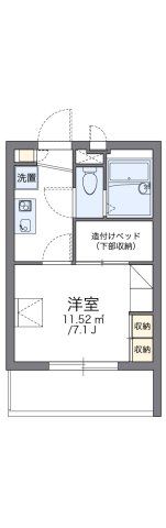 レオパレス綿新の間取り画像