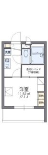 レオパレス綿新の間取り画像