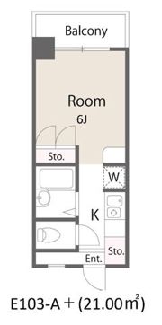 フジマンション末広の間取り画像