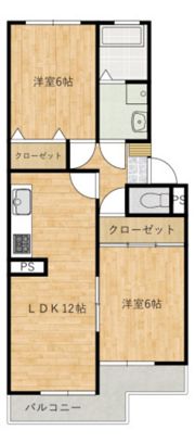 コーポ忠末の間取り画像