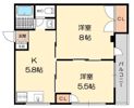 メゾン天の川の間取り画像