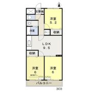 サニーコスモの間取り画像