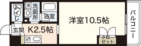 パサージュ楽々園の間取り画像