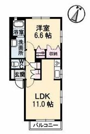 リアン A棟の間取り画像
