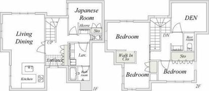 パークシティ浜田山戸建の間取り画像