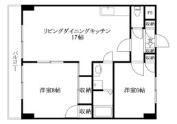 サザンキャッスル大野の間取り画像
