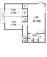 リバーランドジョイD棟の間取り画像