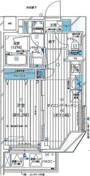 メインステージ板橋WESTの間取り画像