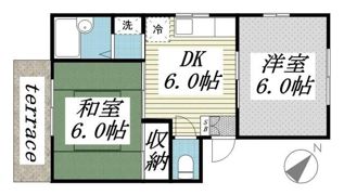汀ハイツの間取り画像