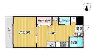 むつみマンションの間取り画像
