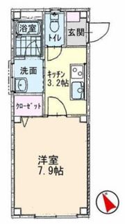 ラフィネ大供の間取り画像
