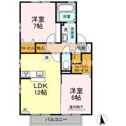 T’sスクエア E棟の間取り画像