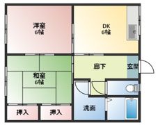 平成コーポの間取り画像