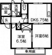 シャトー秋桜 B棟の間取り画像