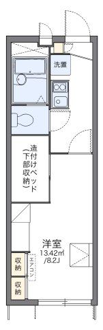 レオパレスこまつの間取り画像