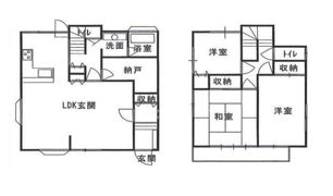 東伏見戸建ての間取り画像