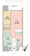 セレニテ神戸駅前アリエの間取り画像