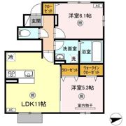 シャルム B棟の間取り画像