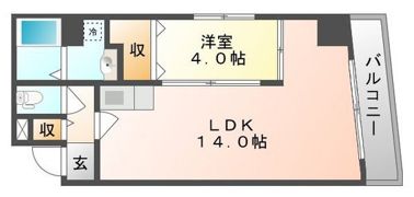 エスペランサ医大東の間取り画像