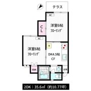 タウンハウスアサベールの間取り画像