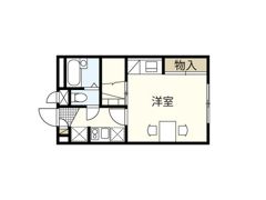 レオパレスGreen Hillの間取り画像