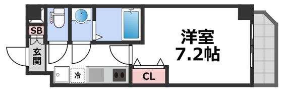 M-City天王寺の間取り画像