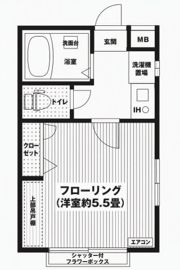 恵比寿ガーデンヴィラの間取り画像