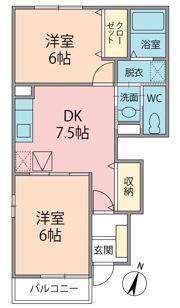 ポルトソラーナⅠの間取り画像
