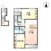 サンパレス・キワの間取り画像