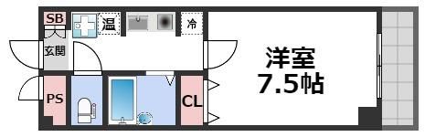 プリヴェ1号館の間取り画像
