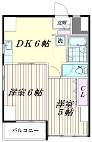コーズ第二エイト大森の間取り画像