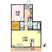 ルシエルⅡ Bの間取り画像