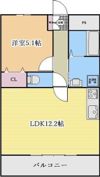 覚王ハイツの間取り画像