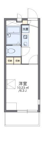 レオパレスフセアジロミナミの間取り画像