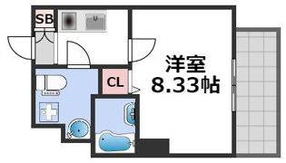 セレニテ難波西の間取り画像