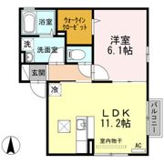 クレール南仙台の間取り画像
