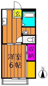 アンダンテ福井 Bの間取り画像