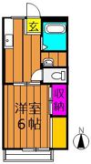アンダンテ福井 Bの間取り画像