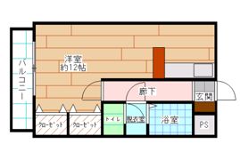 セジュール三萩野の間取り画像