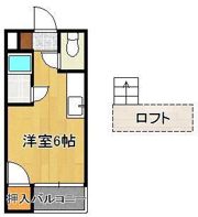 ジュネス折尾の間取り画像