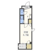 ベルフレージュ北堀江の間取り画像