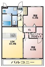 THE・GARDENの間取り画像