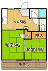コーポテルサの間取り画像