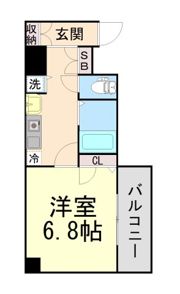 スワンズ神戸三宮イーストの間取り画像