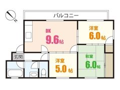 コーポ辰本（緑井）の間取り画像