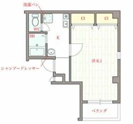 オリエンタル西天満の間取り画像