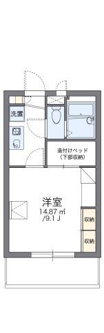レオパレスカーサグランデの間取り画像