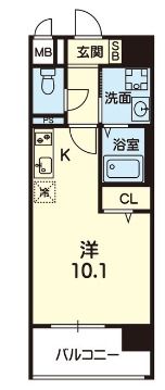 CROIREⅡの間取り画像