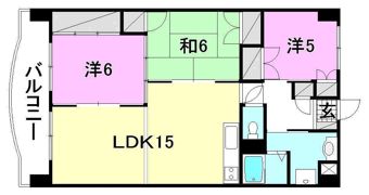 S・Sコーポ福音寺の間取り画像