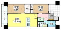 グランドパレス大手町公園の間取り画像